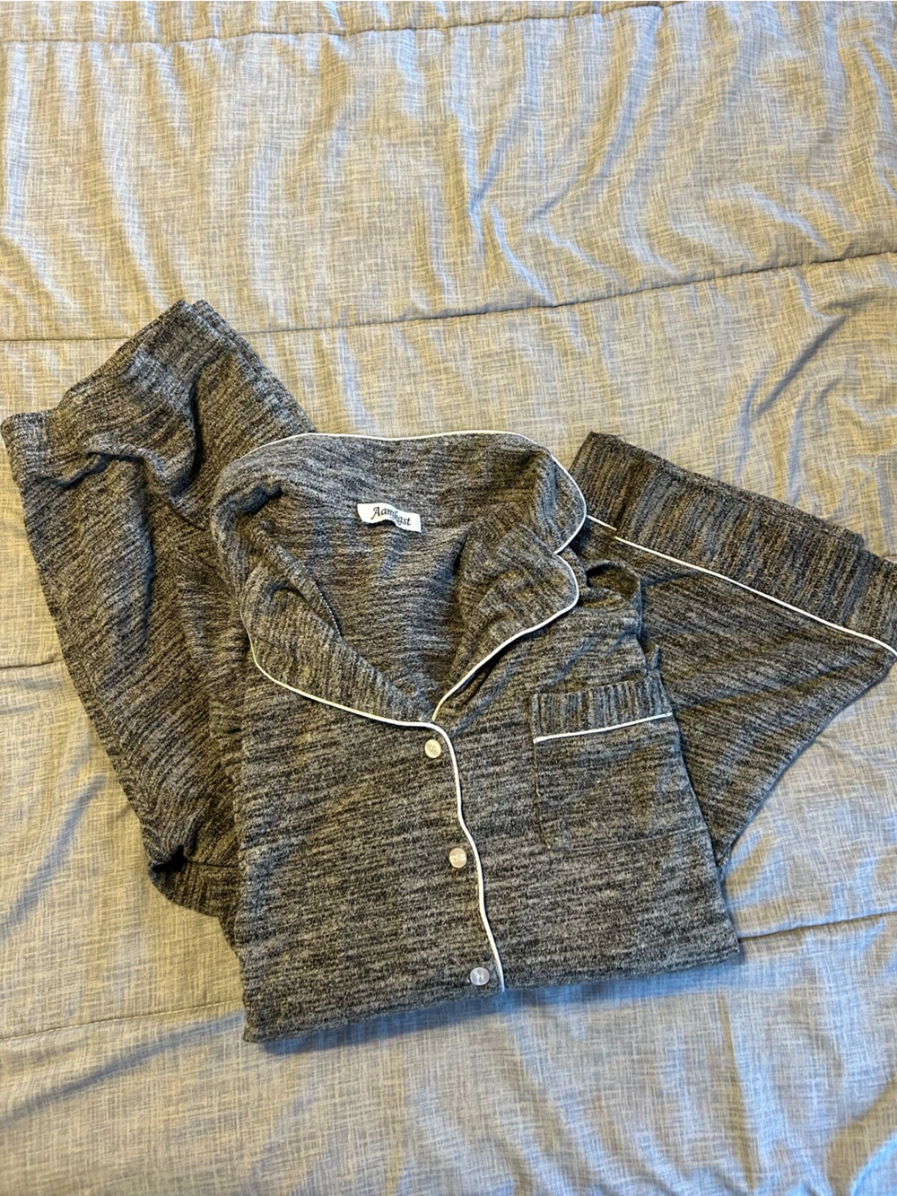 Heather Gray Lounge Pajama Set